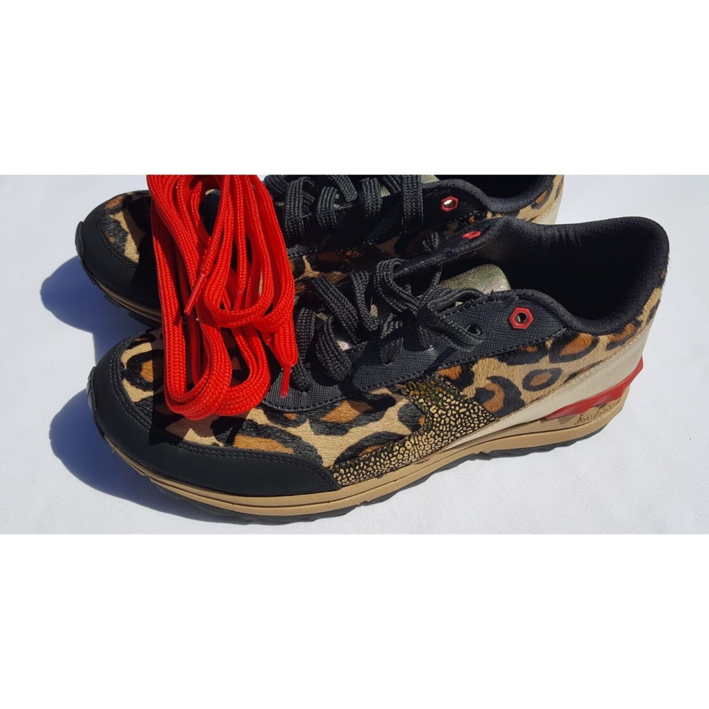 SOLD✔ Sam Edelman DAX Leopard Cheetah Sneakers - Picture 6 of 8
